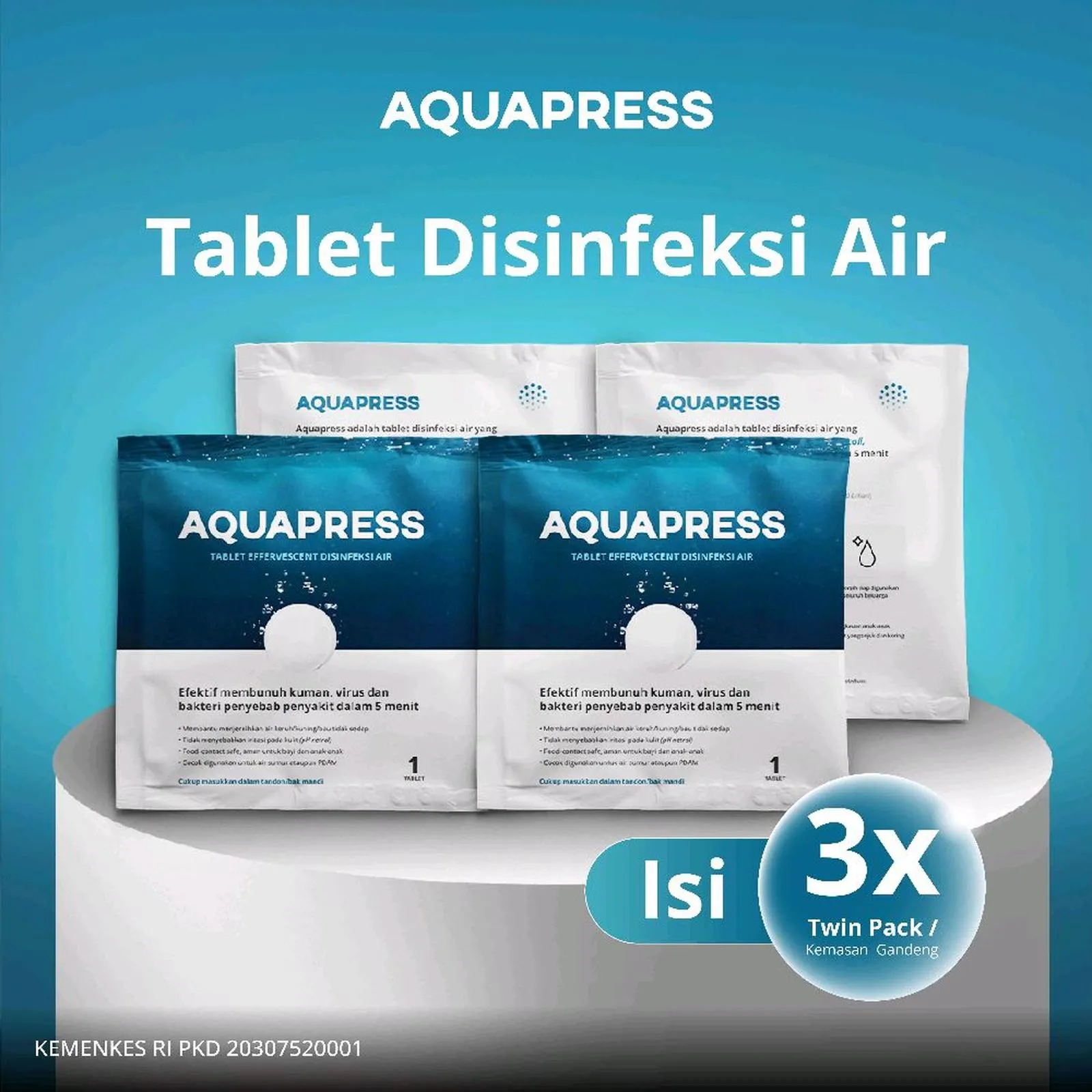 Aquapress 3x Twin Pack