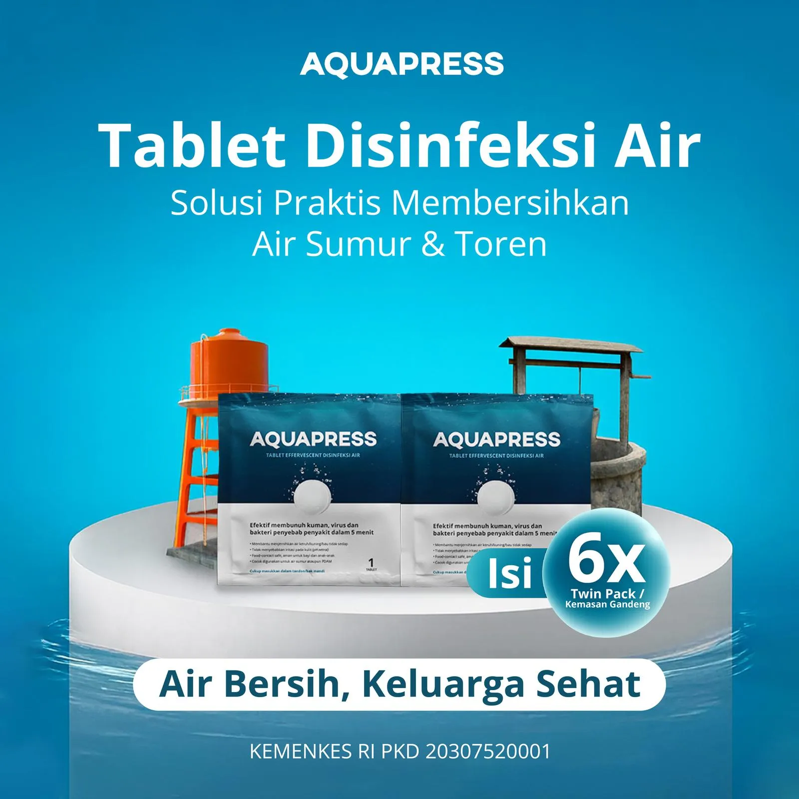 Aquapress 6x Twin Pack