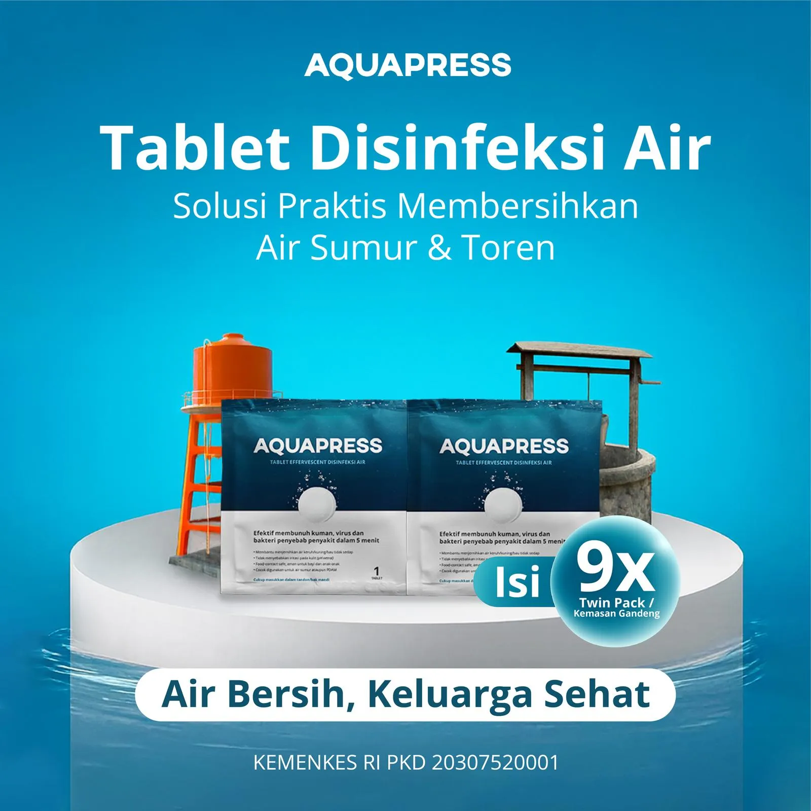 Aquapress 9x Twin Pack